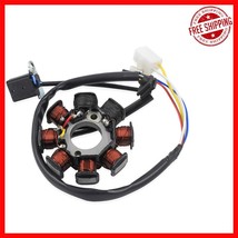 Durable 4-Wire GY6 8 Pole Coil Magneto for 49cc-150cc Dune Buggy &amp; Go Kart - $484.04 MXN