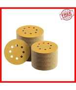 Coarse 60 Grit Hook &amp; Loop Sanding Discs - 100 Pcs 5-Inch for Maximum Ef... - $33.65