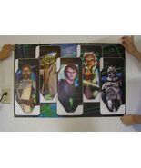 Star Wars Starwars The Clone Wars Poster Commercial - $494.00 MXN