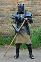 Medieval Steel Larp Warrior Kingsguard Half Body Armor Suit Knight Full SuitOpen - £393.45 GBP