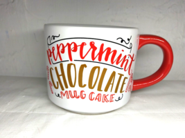 Peppermint Chocolate Mug Cake Mug w/ Recipe! Adorable! Threshold - Fast Ship! - £9.53 GBP