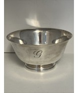 Cartier Sterling Silver 5” Bowl Paul Revere Repro. #874 Monogrammed “G” ... - $321.70