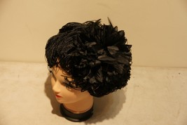 Large Flower Black Hair Clip Hair Accessory - $5.05