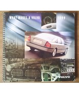 1999 VOLVO spiral-bound Brand BOOK catalog brochure "What Makes a Volvo" US CAN