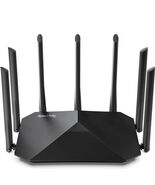 Speedefy AC2100 Dual Band Gigabit Smart WiFi Router K7 Black 4 LAN Ports - $50.96 CAD