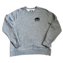 Roots Canada Men’s Salt &amp; Pepper Crewneck Sweatshirt Sz XL Heather Grey EUC - €25,54 EUR