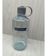 REI Nalgene 32 oz new water bottle BPA free clear blue gray - £11.65 GBP