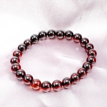 AAA Natural Red Garnet Bracelet, 8 mm, Christmas Gift Idea Unisex, January Birth - $83.22