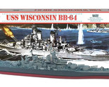 Atlantis Models USS Wisconsin BB-64 1:535 Scale Model Kit 20&quot; Long New i... - $54.88