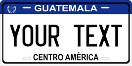 Guatemala Blue License Plate Personalized Car Auto Bike Motorcycle Custom - £8.78 GBP+