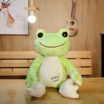 Frog Plush Toy Colorful Cartoon Plush Smile Frog Pillow Stuffed Soft Dolls Child - £23.30 GBP