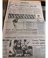 Boston Red Sox California Angels Boston Globe October 7  1986 MLB Champi... - £13.37 GBP