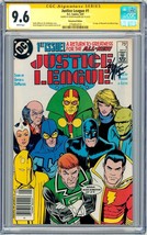 CGC SS 9.6 Justice League #1 SIGNED Kevin Maguire Art Batman 1st Maxwell Lord - £155.15 GBP