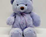 Vintage Bright Future JC Penney Purple Teddy Bear Plush Soft - Approx. 14&quot; - £33.22 GBP