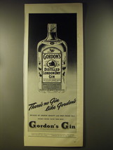 1946 Gordon's Gin Ad - There's no gin like Gordon's - $18.49