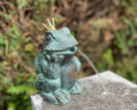 Frog King – Bronze Sculpture. 13x11x17cm - 1.4Kg - $249.95