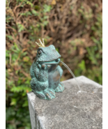 Frog King – Bronze Sculpture. 13x11x17cm - 1.4Kg - €214,75 EUR