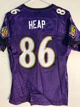 Reebok Women&#39;s NFL Jersey Baltimore Ravens Todd Heap Purple sz L - £6.61 GBP