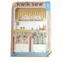 Kwik Sew K4290 Pattern Roman Shades and Valances Swags 7 Pieces - $3.16