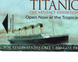 TITANIC The Artifact Wchibition TROPICANA Collectible Room Key - £4.67 GBP