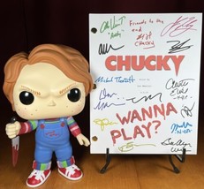 Chucky Pilot Script Signed- Autograph Reprints- Chucky TV Show- Child&#39;s Play - £18.37 GBP