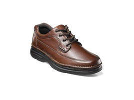 Nunn Bush Cameron Moc Toe Oxford Shoes Lightweight Brown Tumbled 83890-78 - £79.74 GBP
