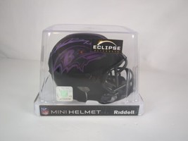 Baltimore Ravens Rod Woodson Signed Riddell Eclipse Mini Helmet Auto - Bas - £110.09 GBP