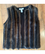 K.I.K.I.T. Studio by Maurice Sasson Faux Fur Vest L - $25.00