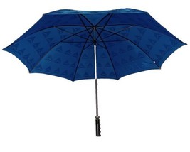 Vintage DELTA AIRLINES Blue Golf Umbrella 1990&#39;s - $65.00