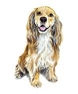 Cocker Spaniel Dog Lover Vinyl Auto Camper Window Glass Body Decal Stick... - $6.95+