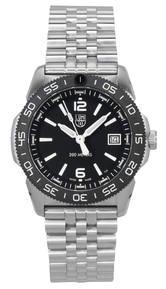 Luminox Pacific Diver Men&#39;s Stainless Steel Black Dial Watch XS.3122M.1 - $555.95