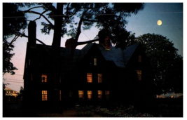 Summer Twilight At The House Of The Seven Gables Salem Massachusetts Postcard - £17.46 GBP