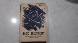 1958 U.S. Navy textbook &quot; Basic Electricity &quot; how to do it book  - £25.17 GBP