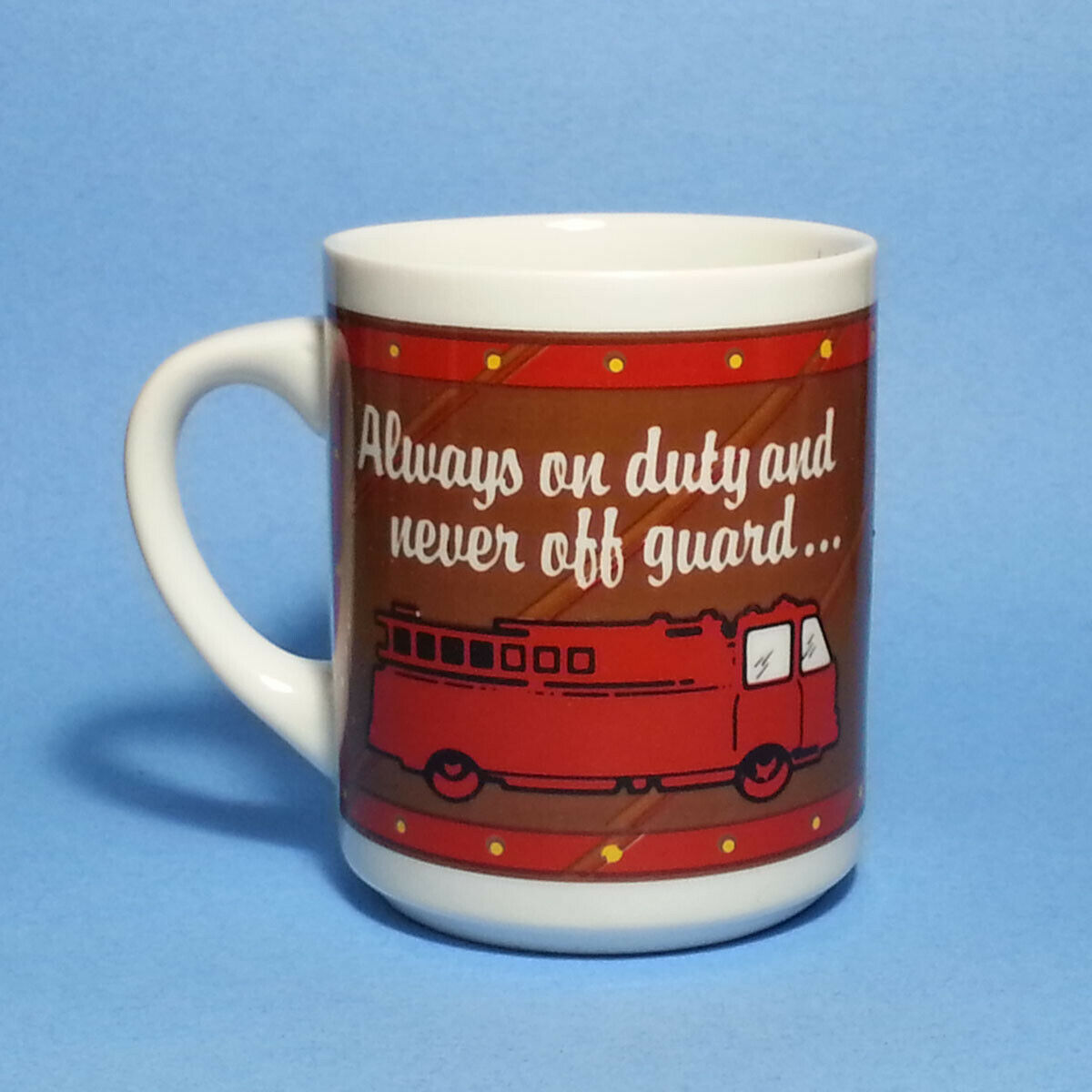 Abbey Press  Firefighter Porcelain Coffee Mug Fireman - $7.71