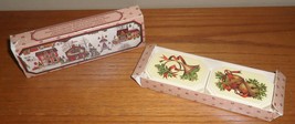 Vintage Avon Country Christmas 2 Decal Soaps In Original BOX-soap Has Damage - £3.94 GBP