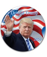 1 DONALD TRUMP CAMPAIGN 2024 3&quot; PIN BACK BUTTON PRESIDENT OF THE UNITED ... - $10.92 CAD