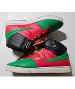 FILA VULC Red Green Classic Leather High Top Sneakers Men&#39;s Size 13 1CM0... - €22,01 EUR