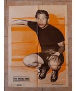 Vtg Mexican sports wrestler boxer poster ARENA DE BOX Y LUCHA LIBRE #702... - £43.44 GBP