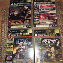 Lot Of 4 OXM 37 ,41,42,44, Official Xbox Magazine Nov 2004 Outrun 2 Doom3,star - £7.55 GBP
