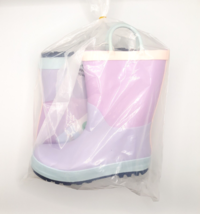 Girls Ali Colorblock Rain Boots - Cat and Jack (Size 10) Purple - NEW!!! - £14.74 GBP