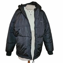 Black Winter Parka Jacket with Hood Size Small - £27.70 GBP