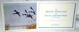 Ink Blotter British Mortgage and Trust Corporation of Ontario Stratford ... - £3.85 GBP