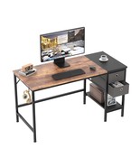 Office Desk, Computer Desk With Drawers 47&quot; Study Writing Desks For Home... - £101.60 GBP