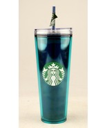 *Starbucks 24 oz Tumbler Cold Cup Blue-Green - $396.97 MXN