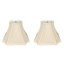 Royal Designs, Inc. Square Inverted Cut Corner Lamp Shade, BS-714-14BG-2, Antiqu - $136.57