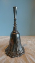 Avon Silverplated Collectible Bell 5" Decorative - £8.63 GBP