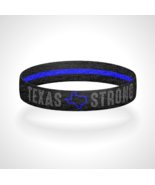 Pick Your State - Reversible Blackout Thin Blue Line Bracelet Wristband - $220.92 MXN