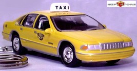 Key Chain Chevy Caprice Classic New York City Souvenir Chevrolet Yellow Taxi Cab - £30.66 GBP