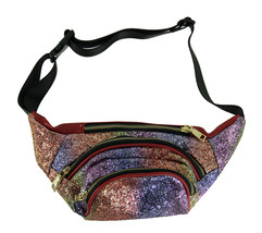 Glitter Party Round Pocket Fanny Pack - $20.22