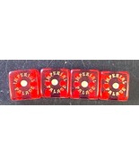 Imperial Palace Las Vegas NEVADA 3/4&quot; Casino Dice Vintage set of 4 - $15.83